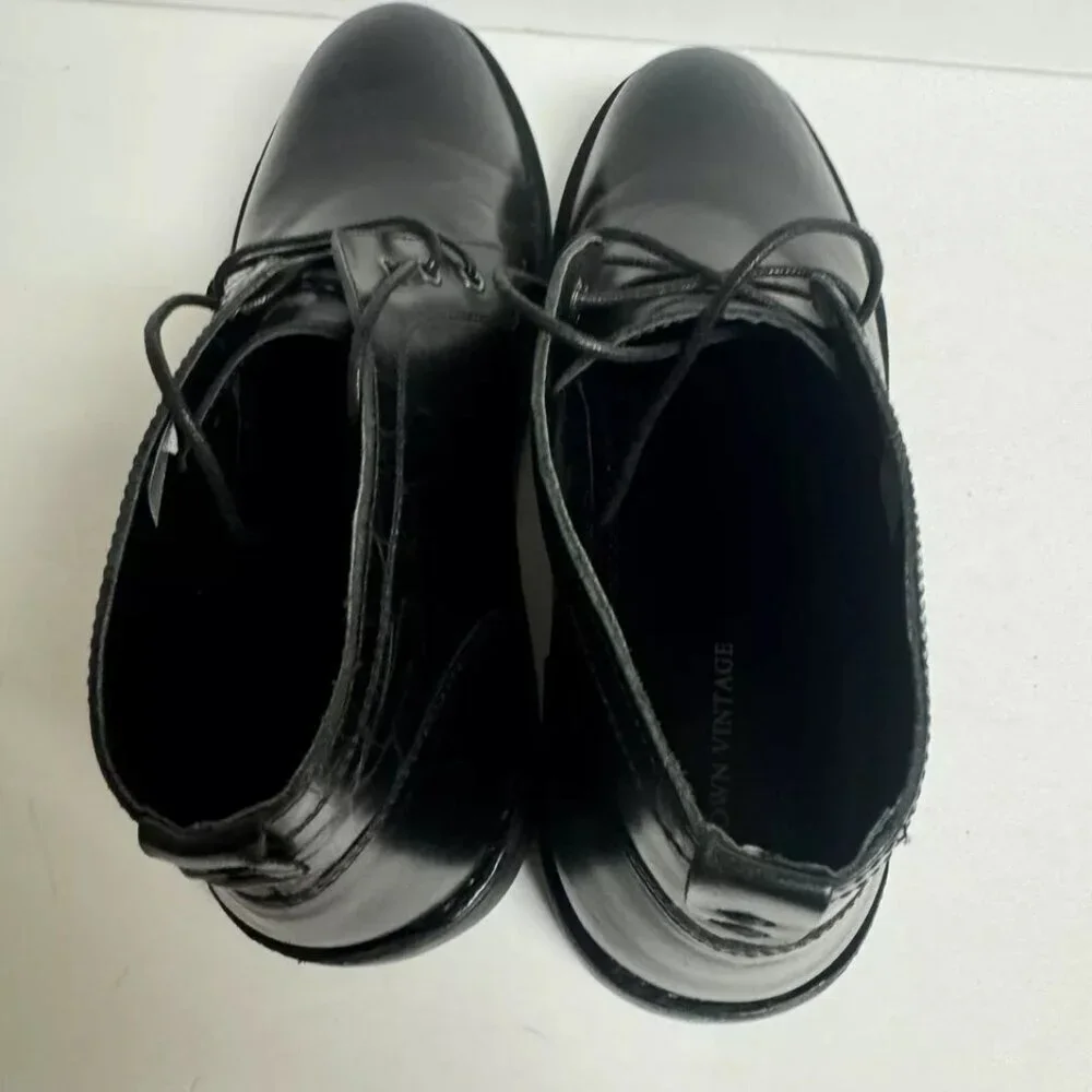 Crown Vintage Mens Casper Chukka Boot Black Size 11 M